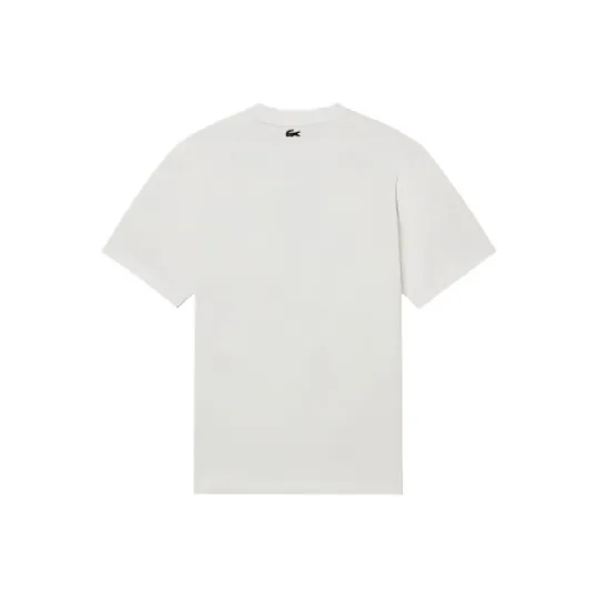 LACOSTE Signature print T shirt-1