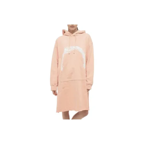 Maison Margiela Long Sleeved Dress Women's Pink