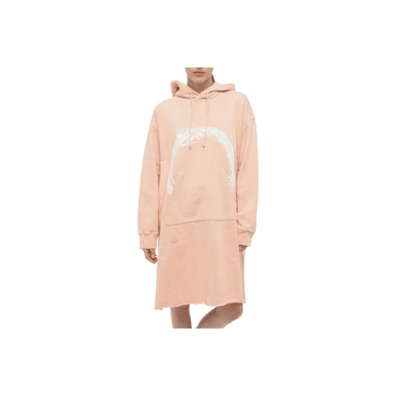 Maison Margiela Long Sleeved Dress Women's Pink-0