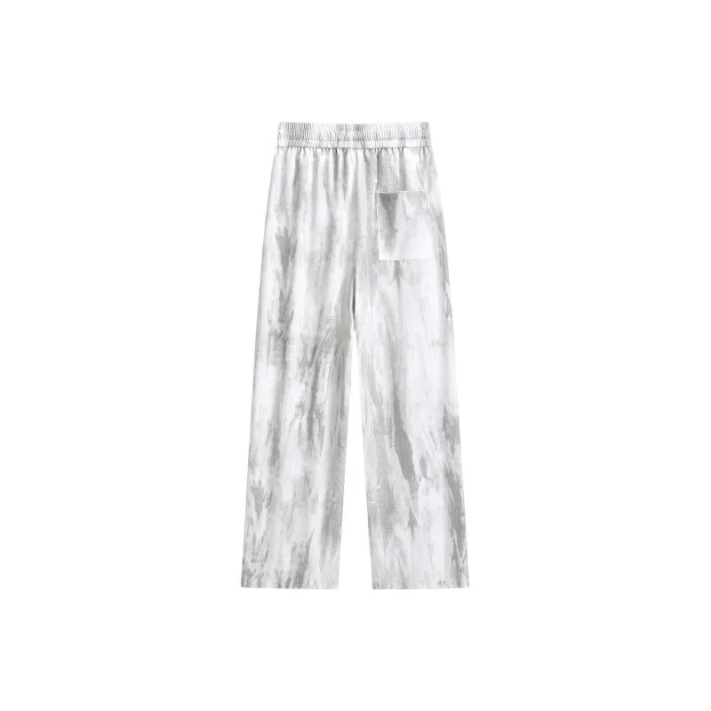 BENGEN Casual Pants Unisex Gray-4