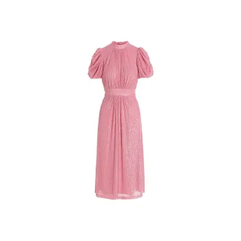 Rotate Short-Sleeved Dresses Women's Pink