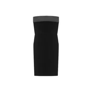 SAINT LAURENT FW23 Sleeveless Dress Women's Black