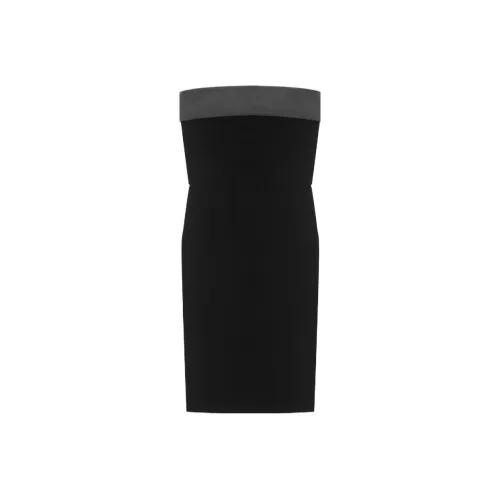 SAINT LAURENT FW23 Sleeveless Dress Women's Black