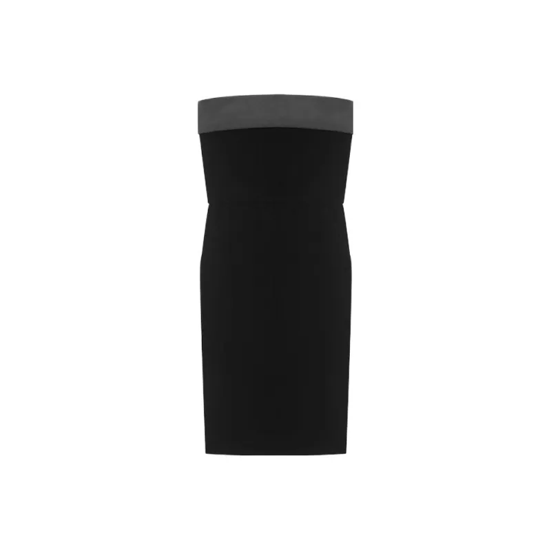 SAINT LAURENT FW23 Sleeveless Dress Women's Black-0