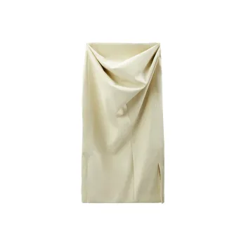 D. MARTINA QUEEN Casual Short Skirts Women's Apricot