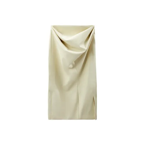 D. MARTINA QUEEN Casual Short Skirts Women's Apricot