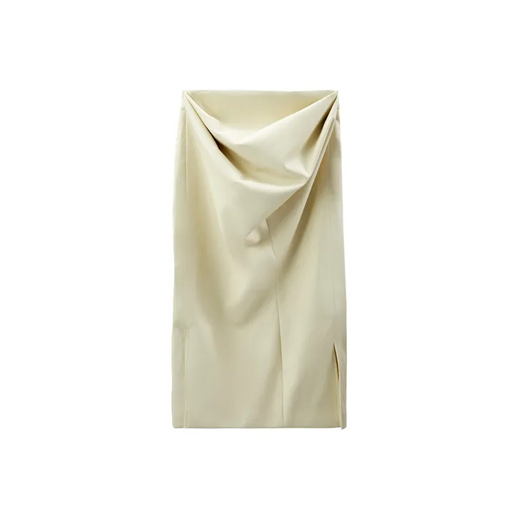 D. MARTINA QUEEN Casual Short Skirts Women's Apricot-0