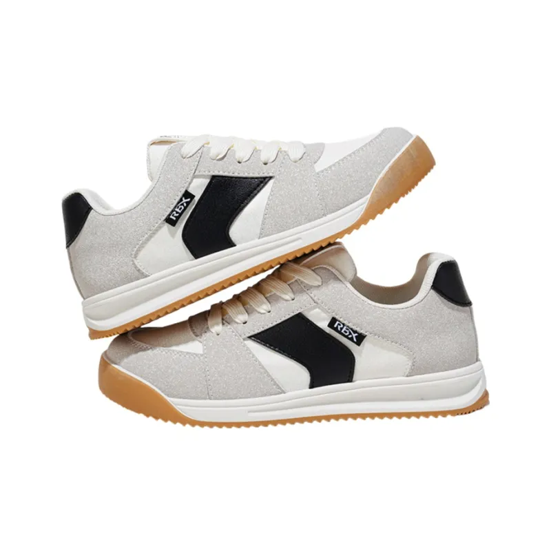 RENBEN Lightweight Support Low Top Skateboard Shoes Women's Greige-4