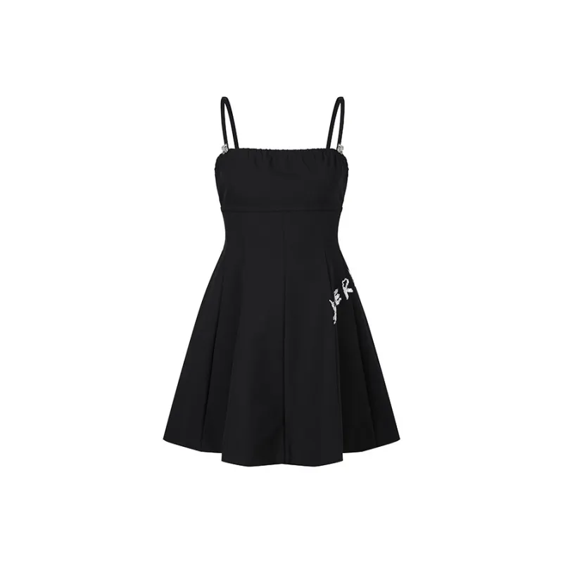 HERLIAN Slip Dress Women's Black-0