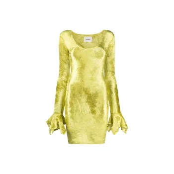 NANUSHKA Handkerchief-cuff Mini Dress
