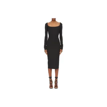 RICK OWENS/RO FW24 Long-Sleeved Dresses Women's Black
