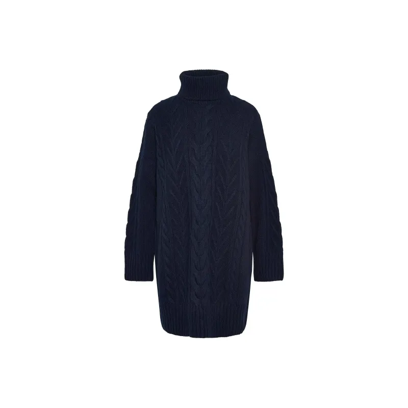 BARBOUR FW24 Long-Sleeved Dresses Women's Marine Blue-0