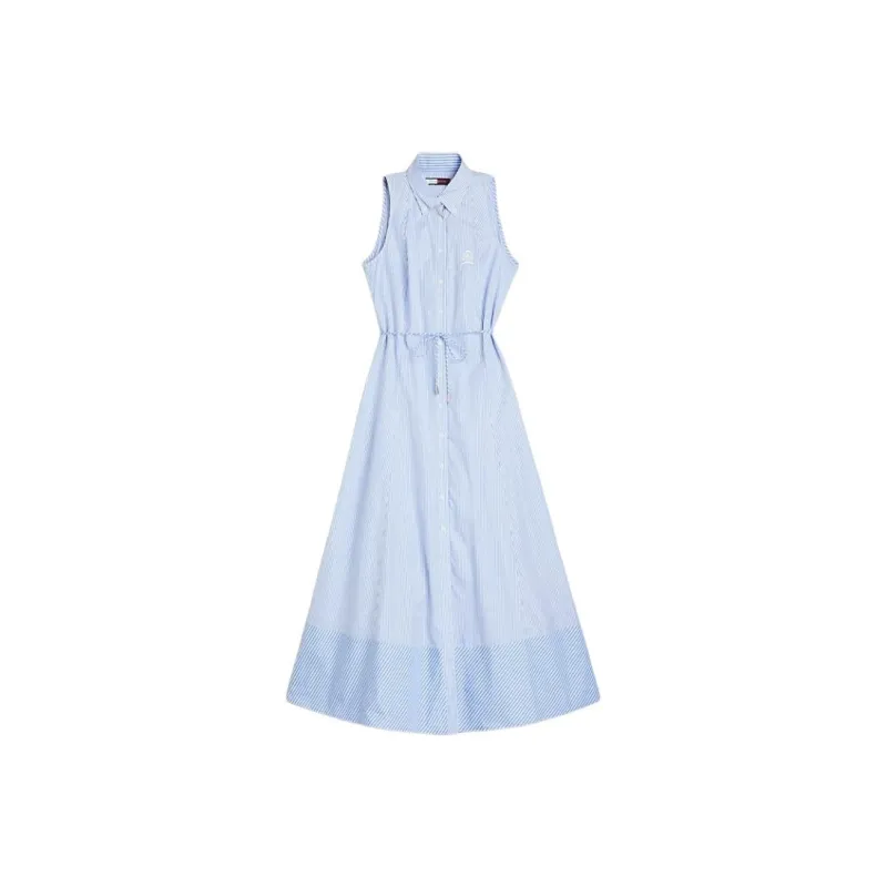 Tommy Hilfiger Sleeveless Dress Women's Blue-0