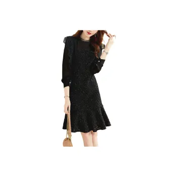 XWI Long Sleeved Dress Women's Black