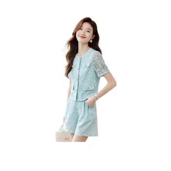 Still Quiet Casual Suit Women's Blue