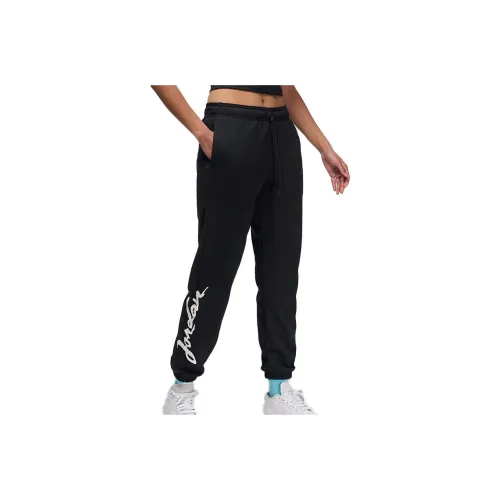 jordan 7.5us Brooklyn Fleece Knitted Sports Pants Women's Black