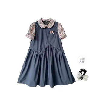 TUSHIFEI Short Sleeved Dress Women's Image Color