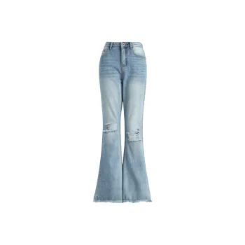 YGPRW Jeans Women's Light Blue