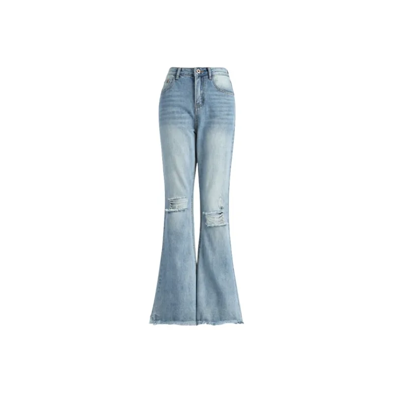 YGPRW Jeans Women's Light Blue-0