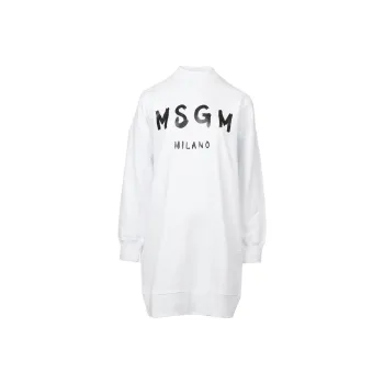 MSGM Long-Sleeved Dresses Women's White