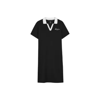 Skechers Short Sleeved Dresses Women's Carbon Black