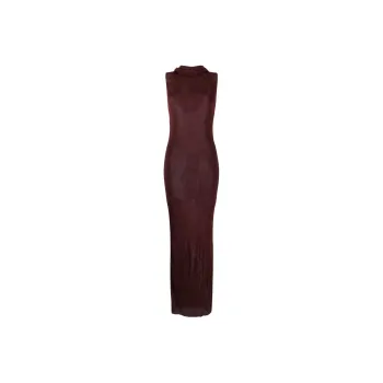 SAINT LAURENT Sleeveless Hooded Dress