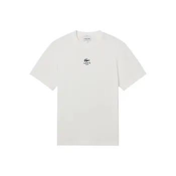LACOSTE Signature print T shirt