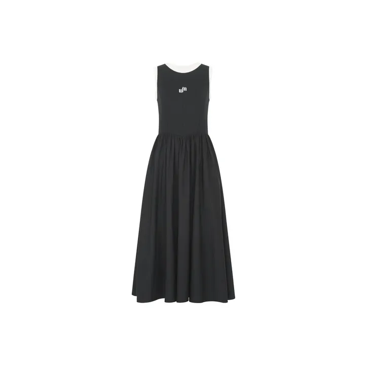 MEIYANG Sleeveless Dress Women's Black-0