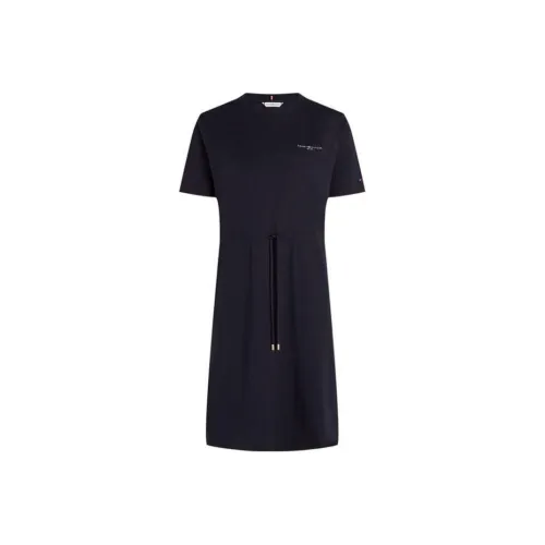 Tommy Hilfiger Short Sleeved Dress Women's Sky Blue