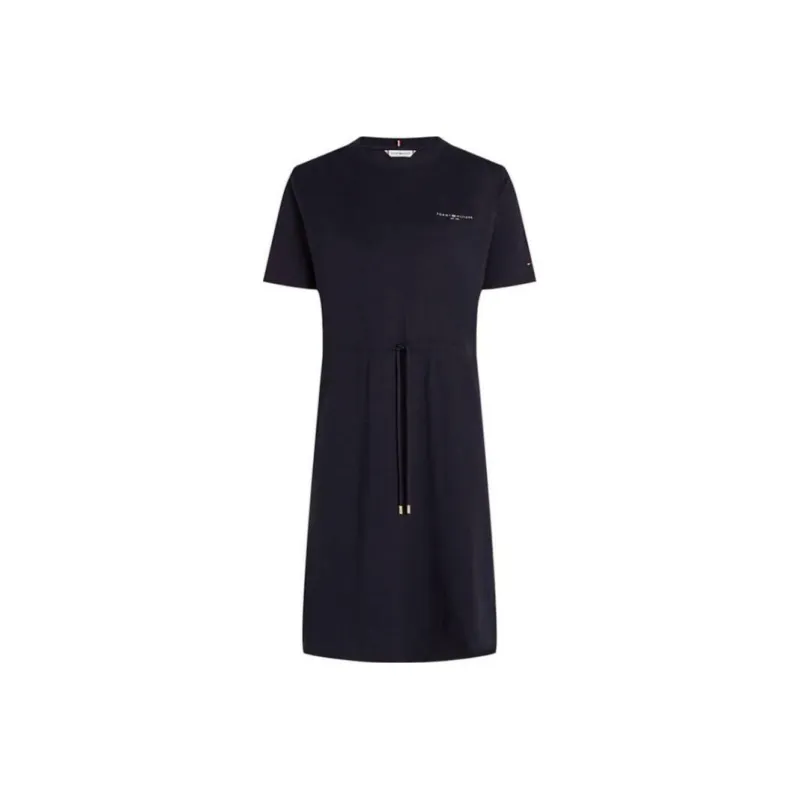 Tommy Hilfiger Short Sleeved Dress Women's Sky Blue-0