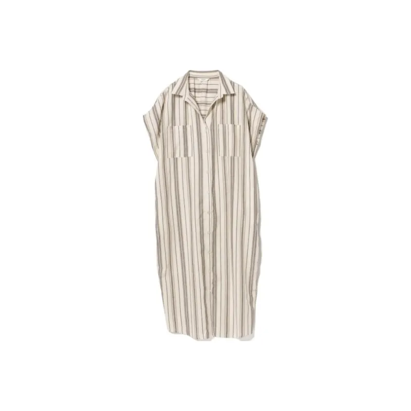 Beams Short Sleeved Dress Women's-10