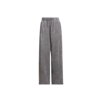 Adidas Originals Loose COZY PANT Knitted Sports Pants Women's Gray