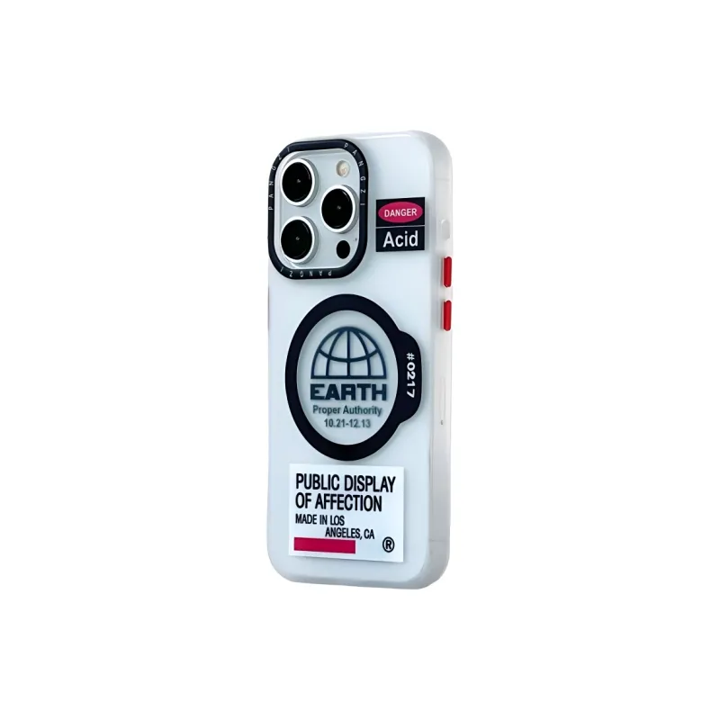 Wei Xin Acrylic Material Trendy Label Phone Cases Compatible With IPhone 16/15 Pro Max/Apple 13/14 Pro/Max-2