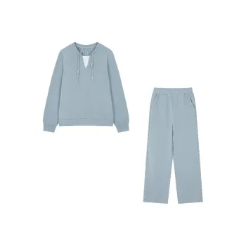IHIMI Casual Suit Women's Gray Blue