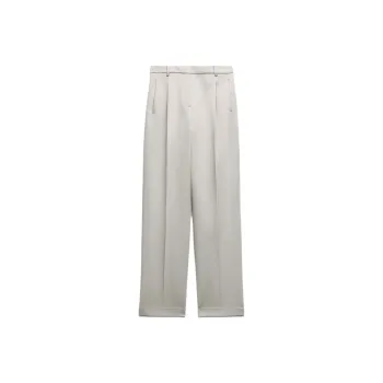 ZARA Suit Trouser Women's Light Gray