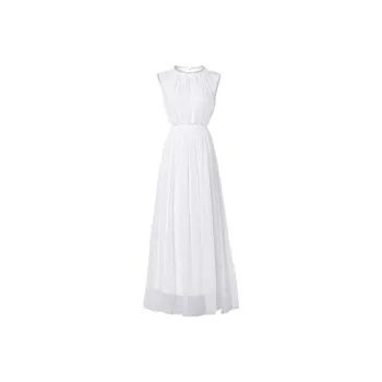 AUI Sleeveless Dress Women's White