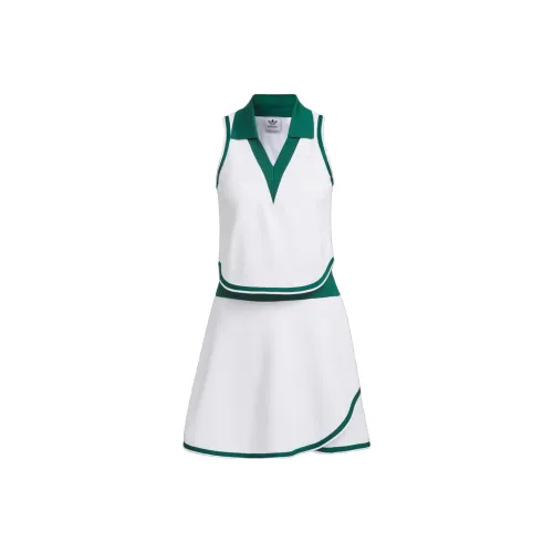 Adidas Originals Adidas Originals X Notitle Co branded Series Sleeveless Dresses Women's White