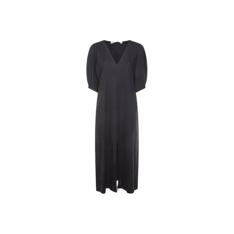 MALO Linen Midi Dress-0