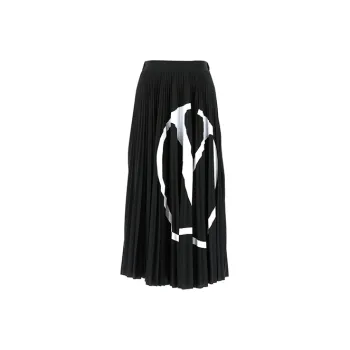 Valentino Casual Long Skirts Women's Black