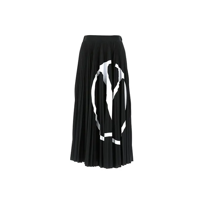 Valentino Casual Long Skirts Women's Black-0