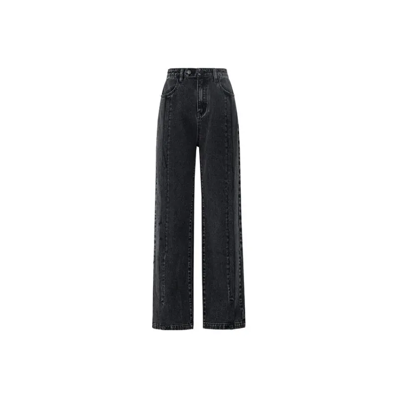 MEIYANG Jeans Women's Smoke Gray-0