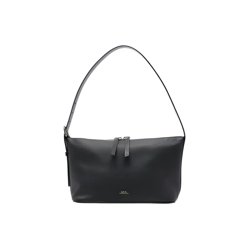 A.P.C Leather Shoulder Bag Women's Black-1