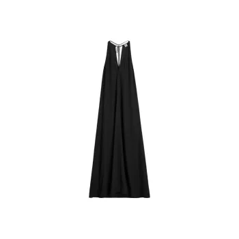TOTEME Kyro V Neck Sleeveless Maxi Dress