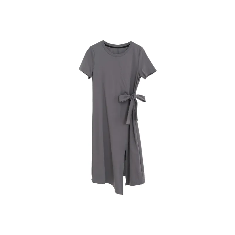 SMEN Short Sleeved Dresses Women's-2