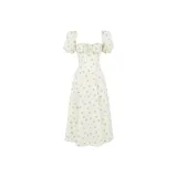 Ivory White Print