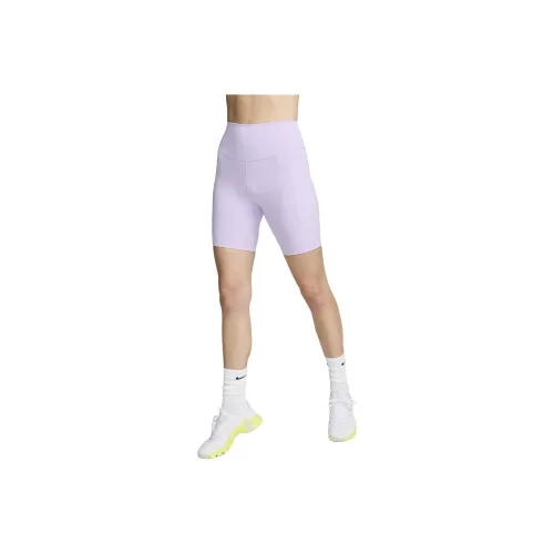 Nike One Women's High-Waisted 8' Biker Shorts With Pockets
