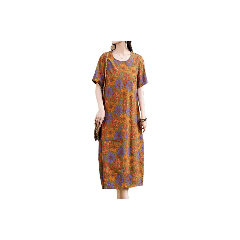 Mapping Short Sleeved Dress Women's-0