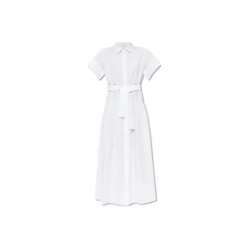 MaxMara Agoraio Belted Short Sleeved Midi Dress