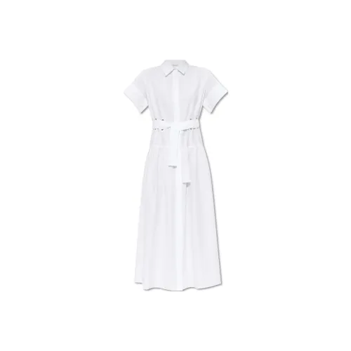 MaxMara Agoraio Belted Short Sleeved Midi Dress