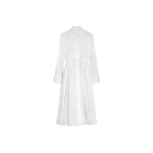 Alexander McQueen Cut Out Detailed Shirt Dress